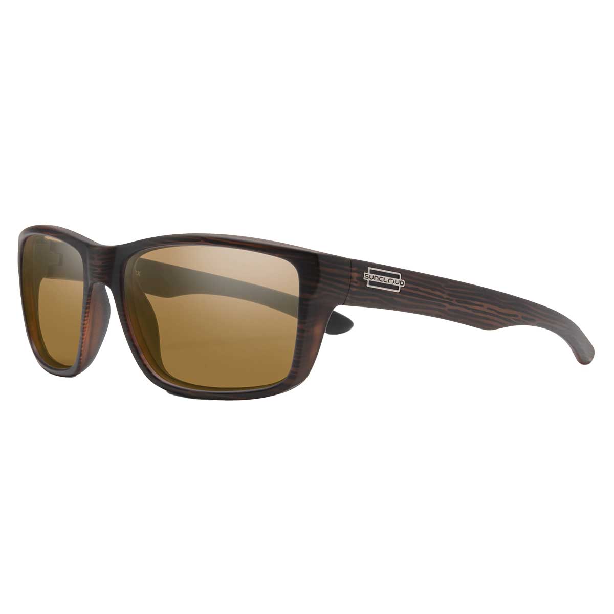 Suncloud Mayor Sunglasses Polarized in Burnished Brown with Brown